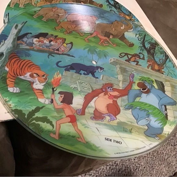 DISNEY RECORD   JungleBook record … picture disc .. motion picture soundtrack - Picture 4 of 15